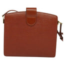 LOUIS VUITTON Epi Capuchin Shoulder Bag Brown M52343 LV Auth 129900-2