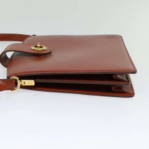 LOUIS VUITTON Epi Capuchin Shoulder Bag Brown M52343 LV Auth 129900