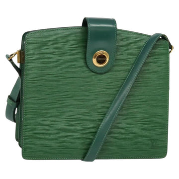 LOUIS VUITTON Epi Capuchin Shoulder Bag Green M52344 LV Auth 129902