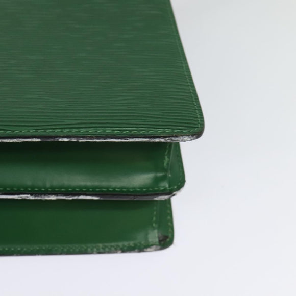 LOUIS VUITTON Epi Capuchin Shoulder Bag Green M52344 LV Auth 129902