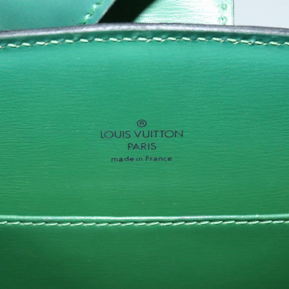 LOUIS VUITTON Epi Capuchin Shoulder Bag Green M52344 LV Auth 129902