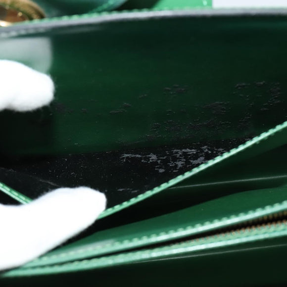 LOUIS VUITTON Epi Capuchin Shoulder Bag Green M52344 LV Auth 129902