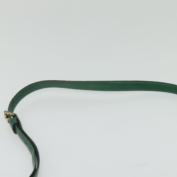 LOUIS VUITTON Epi Capuchin Shoulder Bag Green M52344 LV Auth 129902