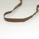 GUCCI GG Supreme Web Sherry Line Bag PVC Beige Gold 904 02 08 Auth 129908-7