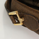 GUCCI GG Supreme Web Sherry Line Bag PVC Beige Gold 904 02 08 Auth 129908-9