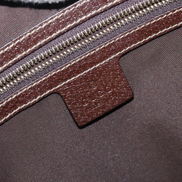 GUCCI GG Canvas Tote Bag Beige Gold 153008 Auth 129911