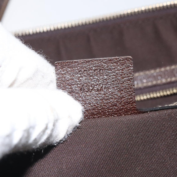 GUCCI GG Canvas Tote Bag Beige Gold 153008 Auth 129911