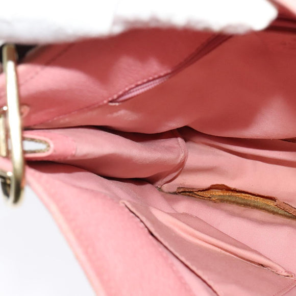 GUCCI GG Canvas Shoulder Bag Beige Gold 120841 Auth 129913