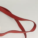 GUCCI Bamboo Backpack Suede Leather Red Gold 003 1956 0030 Auth 129916-11