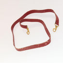 GUCCI Bamboo Hand Bag Leather Red Gold 000 2214 0289 Auth 129921-21