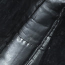 GUCCI Bamboo Hand Bag Leather 2way Black Gold 001 1577 Auth 129922-10