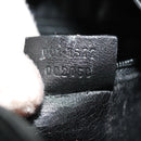 GUCCI Bamboo Hand Bag Leather 2way Black Gold 001 1577 Auth 129922-12