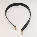 GUCCI Bamboo Hand Bag Leather 2way Black Gold 001 1577 Auth 129922-20