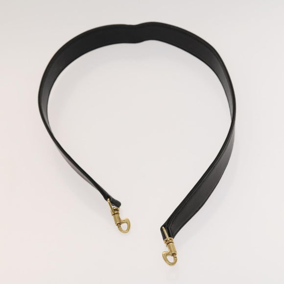 GUCCI Bamboo Hand Bag Leather 2way Black Gold 001 1577 Auth 129922