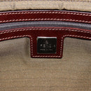 FENDI Zucca Canvas Hand Bag Black Brown Auth 129930-17