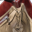 FENDI Zucca Canvas Hand Bag Black Brown Auth 129930-18