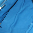 PRADA Canapa GM Hand Bag Canvas Blue Gold Auth 129943-10