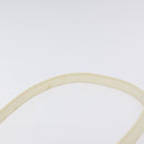 BURBERRY Nova Check Shoulder Bag Canvas Beige Silver Auth 129947-8