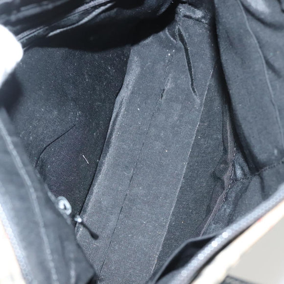 BURBERRY Nova Check Tote Bag Canvas Beige Gold Auth 129949