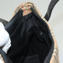 BURBERRY Nova Check Tote Bag Canvas Beige Gold Auth 129949-19