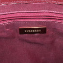 BURBERRY Nova Check Tote Bag Canvas Beige Gold Auth 129950-15