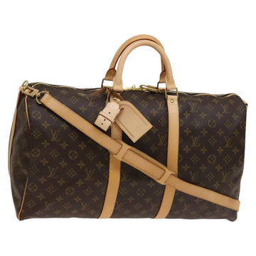 LOUIS VUITTON Monogram Keepall Bandouliere 50 Boston Bag M41416 LV Auth 129962V