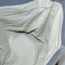 Burberrys Blue Label Tote Bag Canvas Gray Silver Auth 129965-17