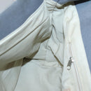 Burberrys Blue Label Tote Bag Canvas Gray Silver Auth 129965-18