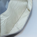 Burberrys Blue Label Tote Bag Canvas Gray Silver Auth 129965-12