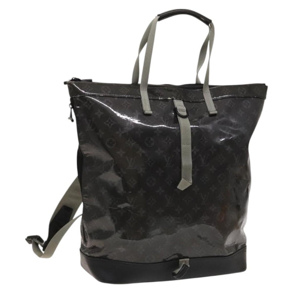 LOUIS VUITTON Monogram Eclipse Glaze Zipped Tote Backpack M43900 LV Auth 129972