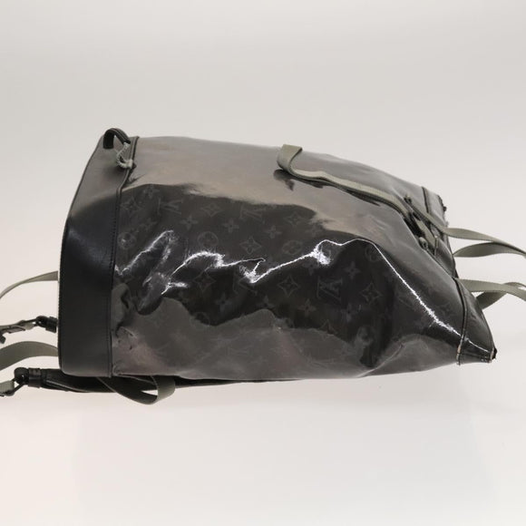 LOUIS VUITTON Monogram Eclipse Glaze Zipped Tote Backpack M43900 LV Auth 129972