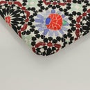 CHANEL Matelasse COCO Mark Pouch Nylon Multicolor CC Auth 129976V-15