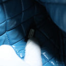 CHANEL Matelasse COCO Mark Pouch Nylon Multicolor CC Auth 129976V-12