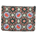 CHANEL Matelasse COCO Mark Pouch Nylon Multicolor CC Auth 129976V-2