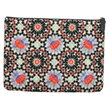 CHANEL Matelasse COCO Mark Pouch Nylon Multicolor CC Auth 129976V - 0