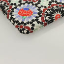 CHANEL Matelasse COCO Mark Pouch Nylon Multicolor CC Auth 129976V-14