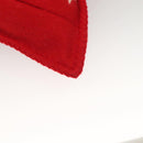 LOUIS VUITTON Pillow Cushion Wool Red MP1886 LV Auth 129979M-16