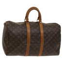 LOUIS VUITTON Monogram Keepall 45 Boston Bag M41428 LV Auth 129993-1
