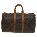 LOUIS VUITTON Monogram Keepall 45 Boston Bag M41428 LV Auth 129993-13