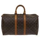 LOUIS VUITTON Monogram Keepall 45 Boston Bag M41428 LV Auth 129993-2