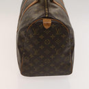 LOUIS VUITTON Monogram Keepall 45 Boston Bag M41428 LV Auth 129993-4