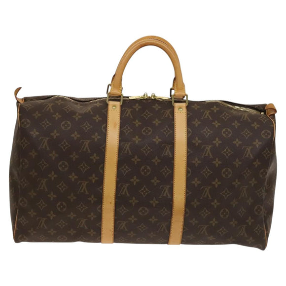 LOUIS VUITTON Monogram Keepall 50 Boston Bag M41426 LV Auth 129994