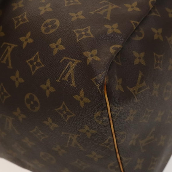 LOUIS VUITTON Monogram Keepall 55 Boston Bag M41424 LV Auth 129995V