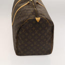 LOUIS VUITTON Monogram Keepall 55 Boston Bag M41424 LV Auth 129995V-4
