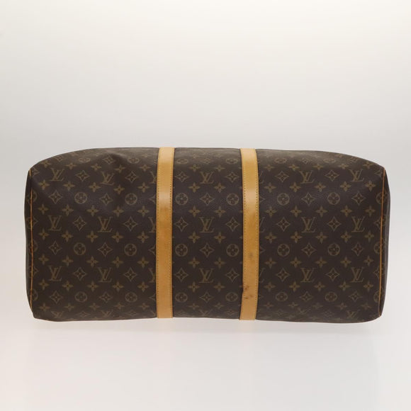 LOUIS VUITTON Monogram Keepall 55 Boston Bag M41424 LV Auth 129995V