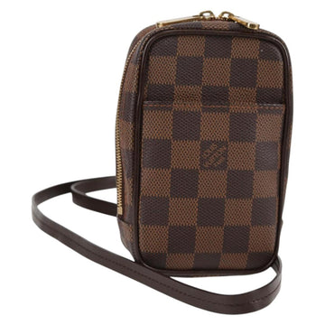 LOUIS VUITTON Damier Ebene Etui Okapi GM Pouch N61737 LV Auth 129998V