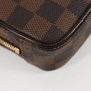 LOUIS VUITTON Damier Ebene Etui Okapi GM Pouch N61737 LV Auth 129998V-10