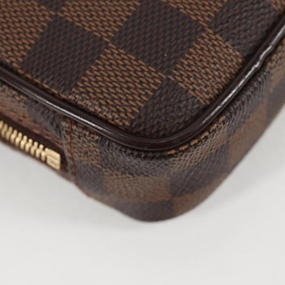 LOUIS VUITTON Damier Ebene Etui Okapi GM Pouch N61737 LV Auth 129998V