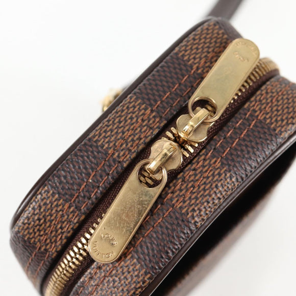 LOUIS VUITTON Damier Ebene Etui Okapi GM Pouch N61737 LV Auth 129998V