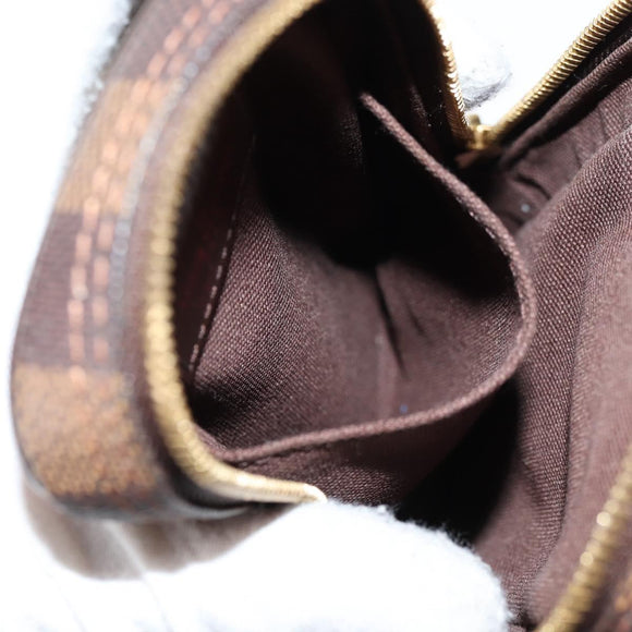 LOUIS VUITTON Damier Ebene Etui Okapi GM Pouch N61737 LV Auth 129998V